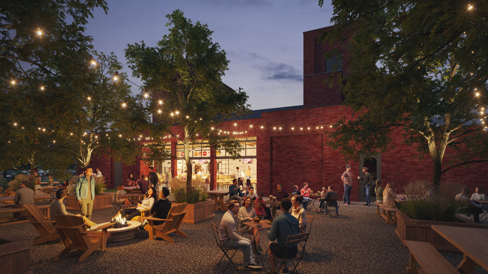 Ellicott Station Beer Garden